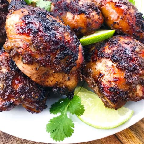 Traditional Authentic Jamaican Jerk Chicken Recipe.
